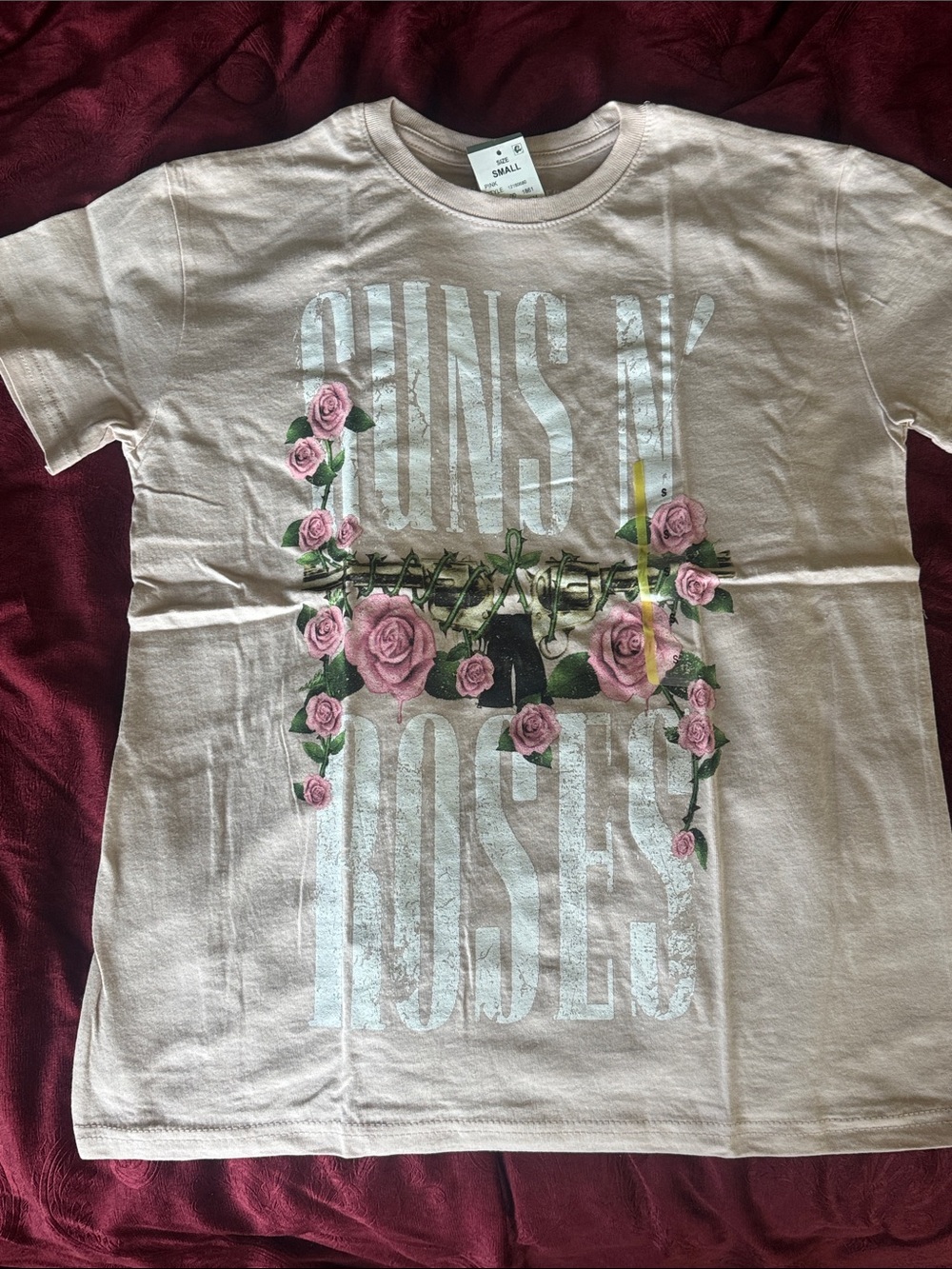 Bravado Light Pink Guns N' Roses Graphic Tee